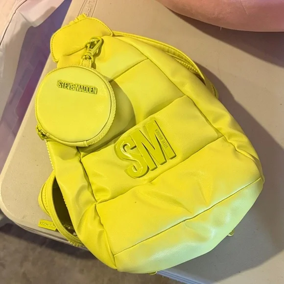 Steve Madden | Bags | Steve Madden Vibrant Yellow Backpack  display picture 1